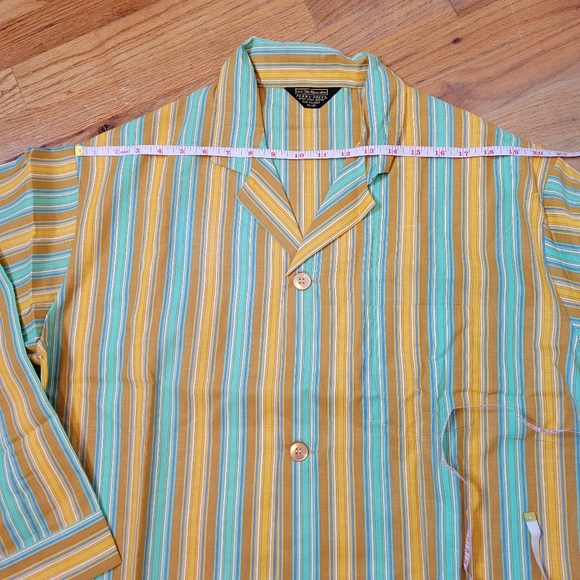 Vintage NWOT Sears Perma Prest Mens Stripped Pajamas Size XL - Picture 9 of 16